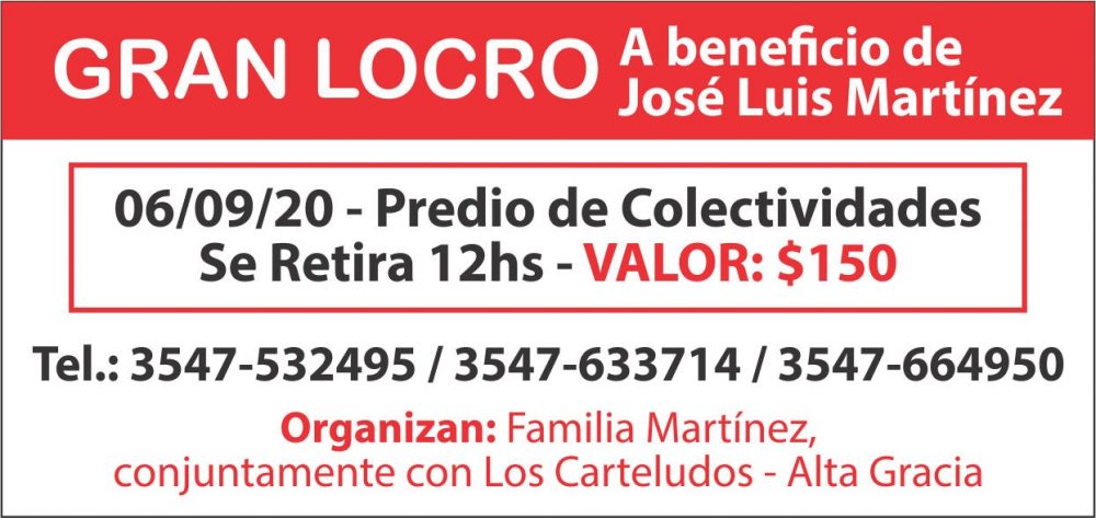 Locro a beneficio de José Luis Martínez locro martinez - Locro a beneficio de José Luis Martínez